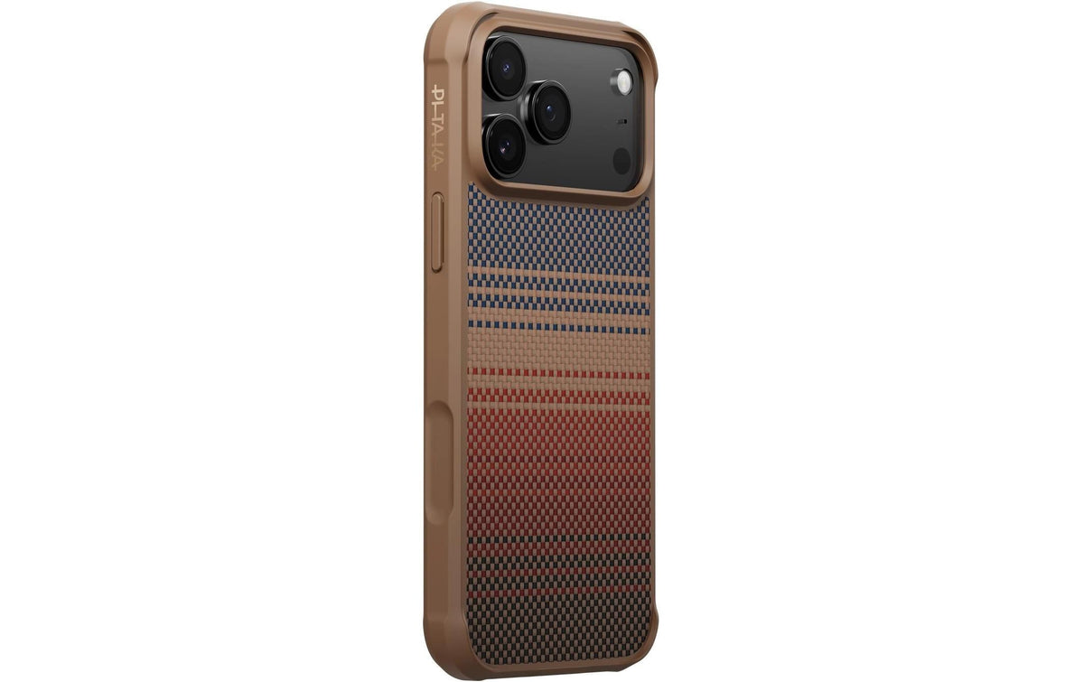 Pitaka Aramid Case ProGuard Backcover – für Apple iPhone 17 Pro Max, MagSafe, PU, bis 2,44 m sturzsicher
