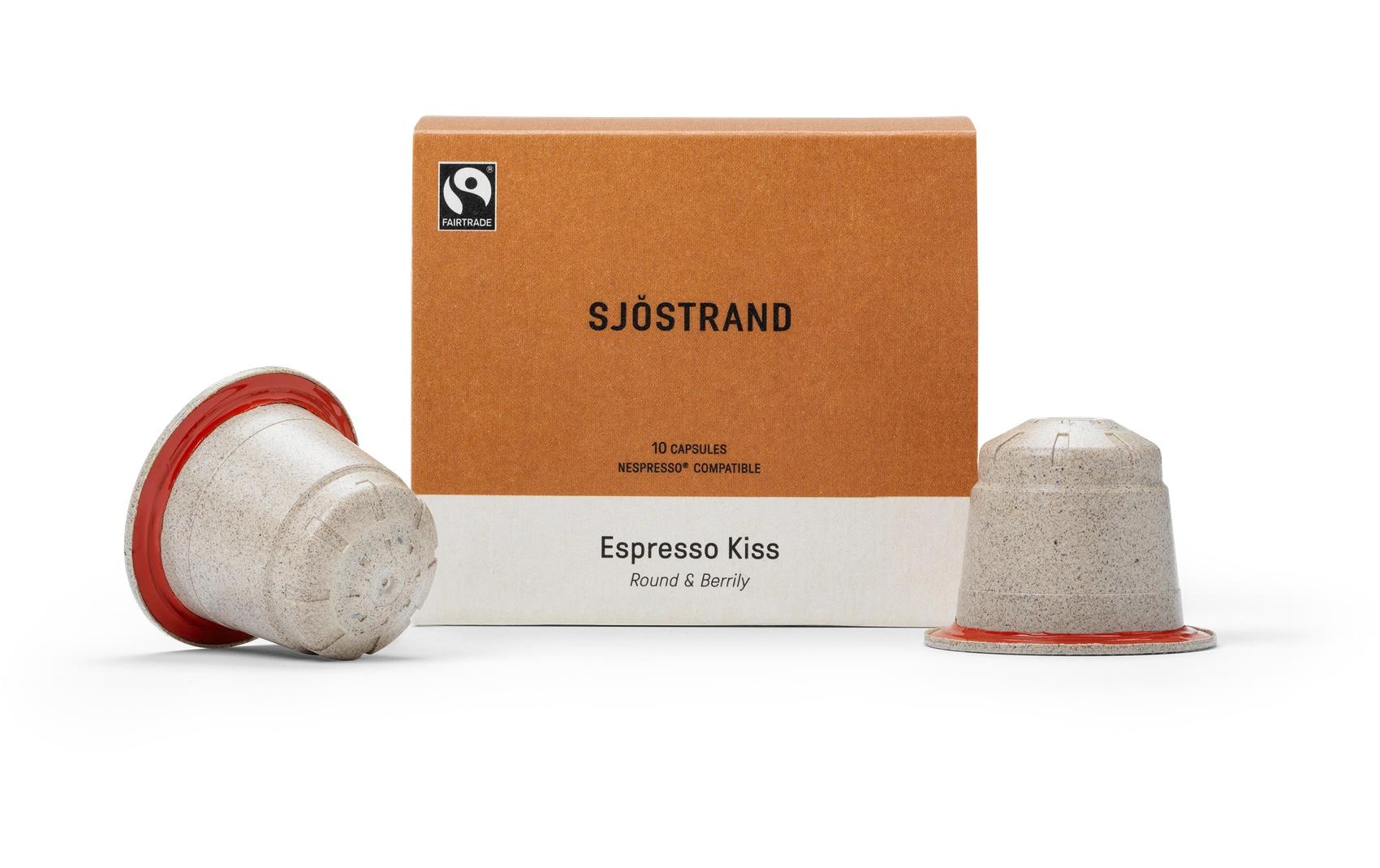 Sjöstrand Espresso Kiss – Kapseln für Nespresso – 10 Kapseln