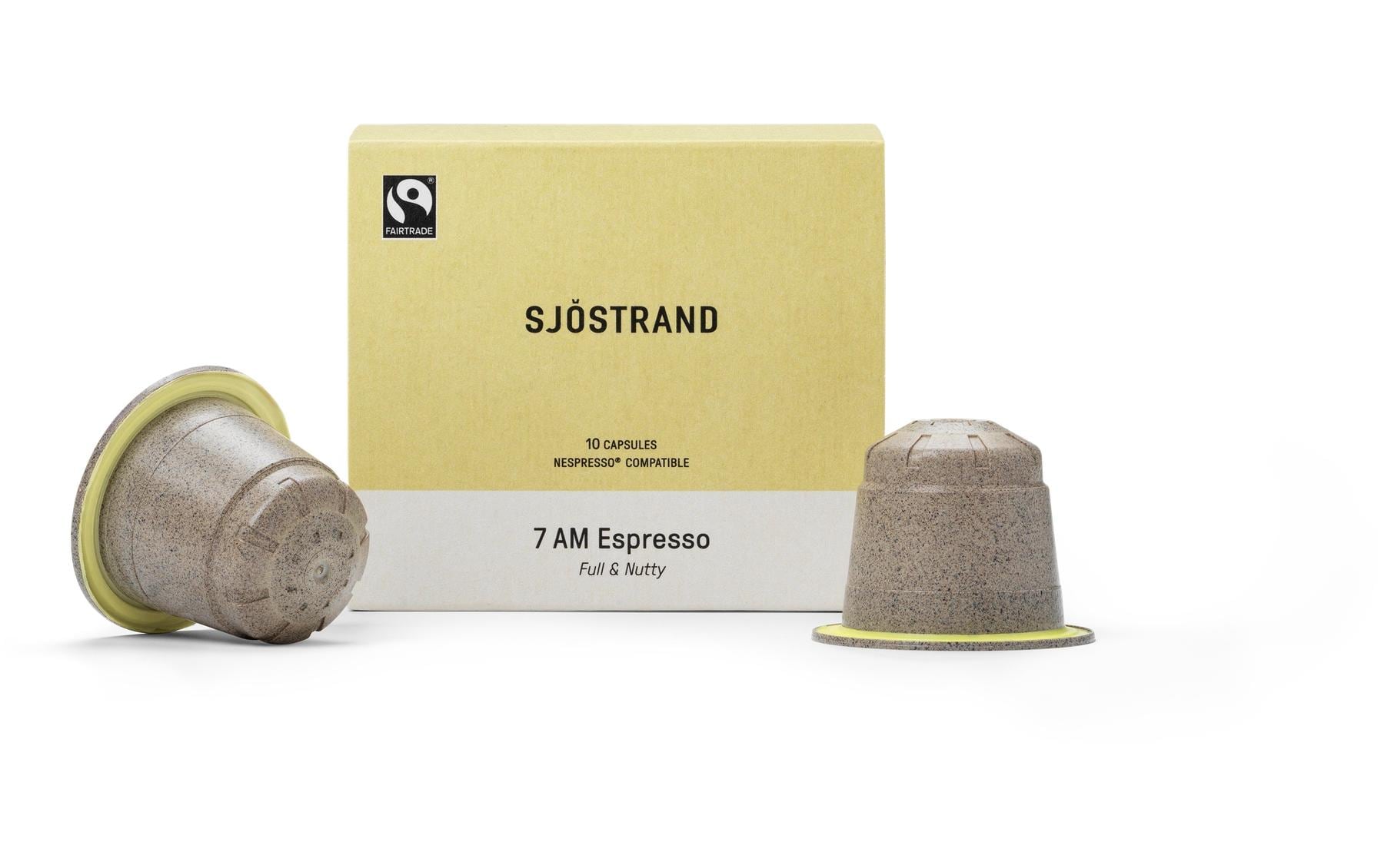 Sjöstrand 7 am Espresso – Kapseln für Nespresso – Bio, Arabica/Robusta, 10 Kapseln