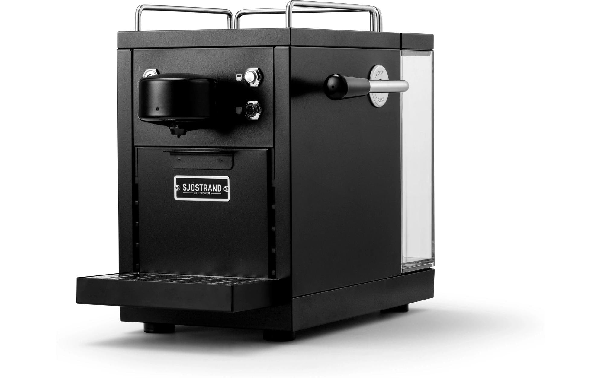 Sjöstrand M1-BL-CH-A Kapselmaschine – für Nespresso, 1,2 l, schwarz