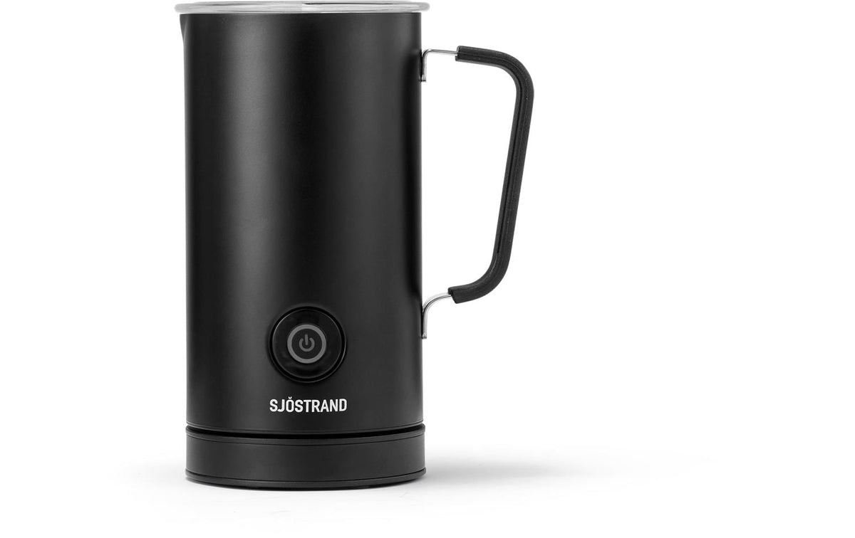 Sjöstrand Milchaufschäumer F1-BL-CH-A – 300 ml, 650 W, spülmaschinenfest – schwarz/edelstahl