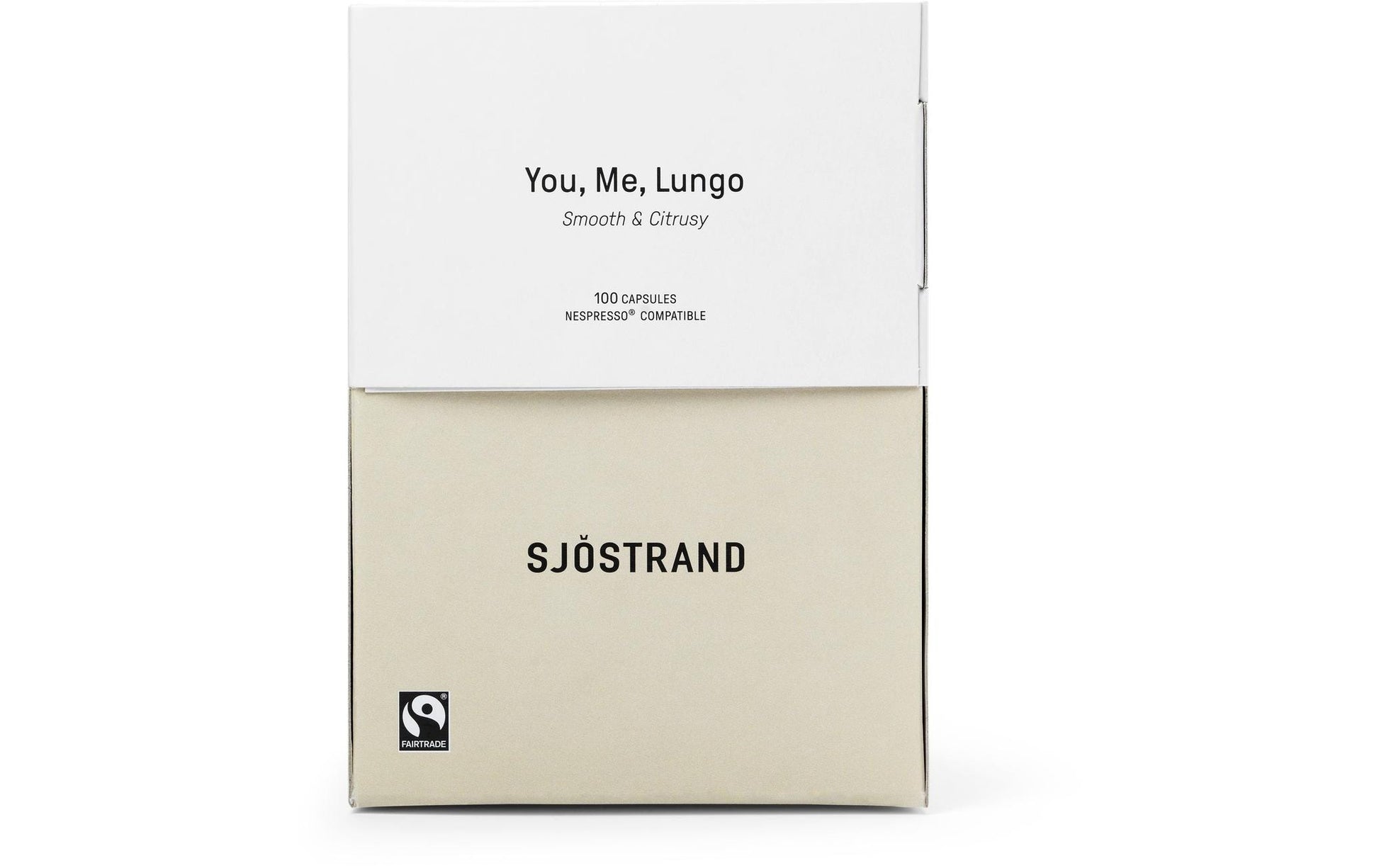 Sjöstrand You, Me – Kapseln für Nespresso – Lungo, Bio, Fairtrade, 100 Kapseln
