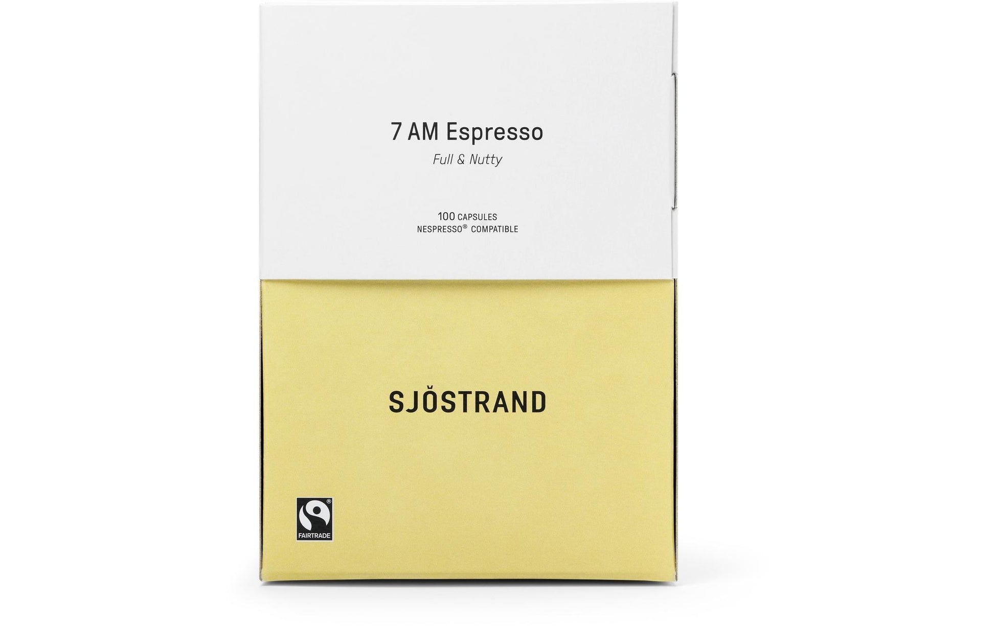 Sjöstrand 7 am Espresso – Kapseln für Nespresso – Bio, 100 Kapseln