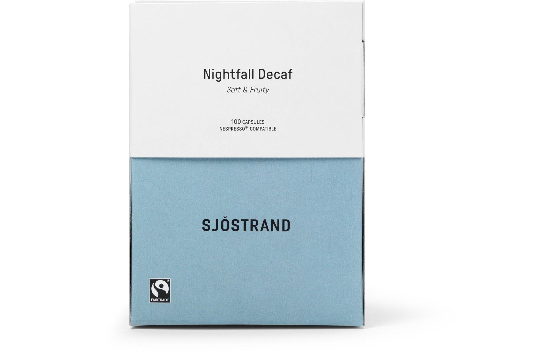 Sjöstrand Nightfall Decaf – Kapseln für Nespresso – Espresso, entkoffeiniert, Bio, 100 Kapseln