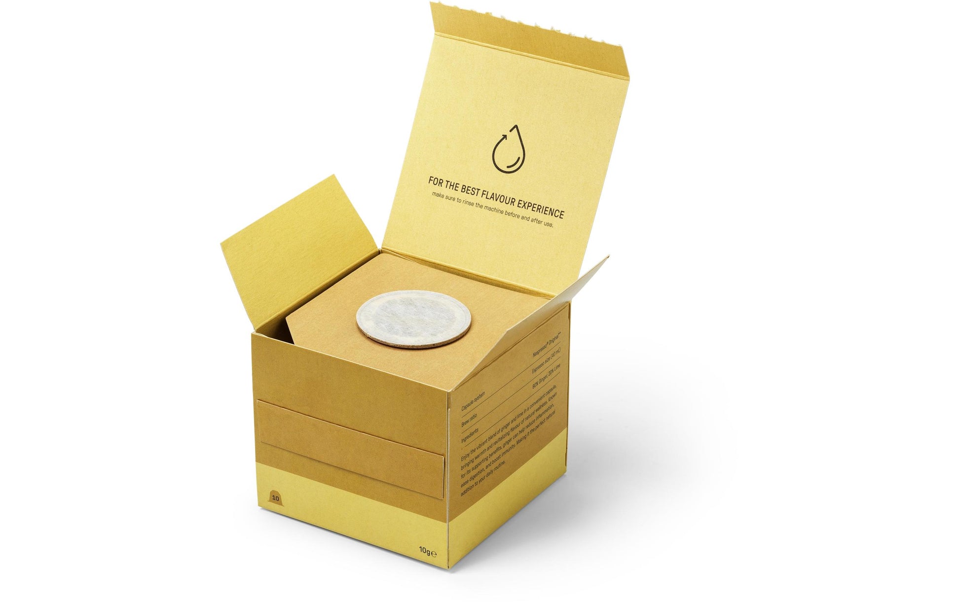 Sjöstrand Boost Ginger-Lime – Kapseln für Nespresso – entkoffeiniert, 10 Kapseln