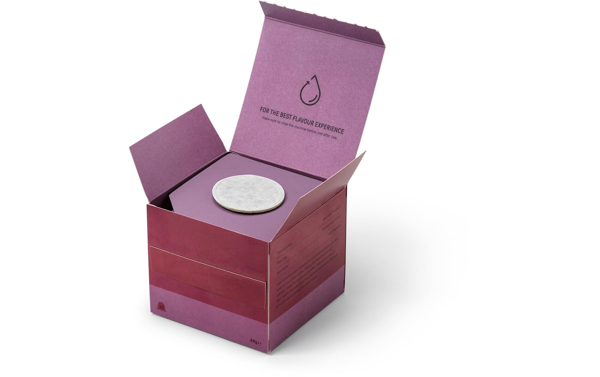 Sjöstrand Boost Beetroot – Kapseln für Nespresso – Café Latte, Espresso, entkoffeiniert, 10 Kapseln