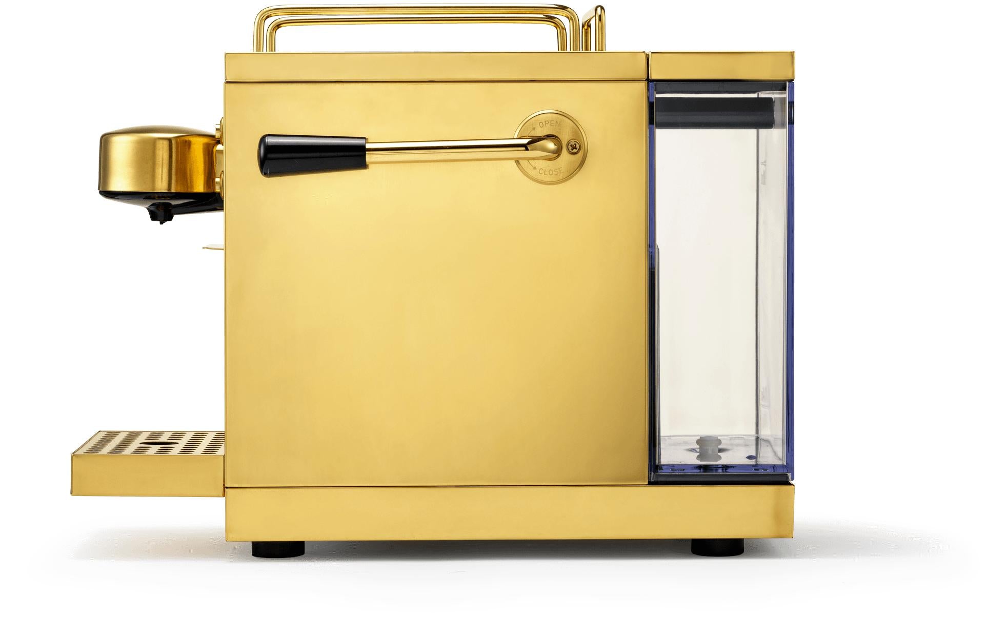 Sjöstrand M1-BR-CH-A Kapselmaschine – für Nespresso, 1,2 l, kupfer, 18,6 × 33,6 × 25,9 cm