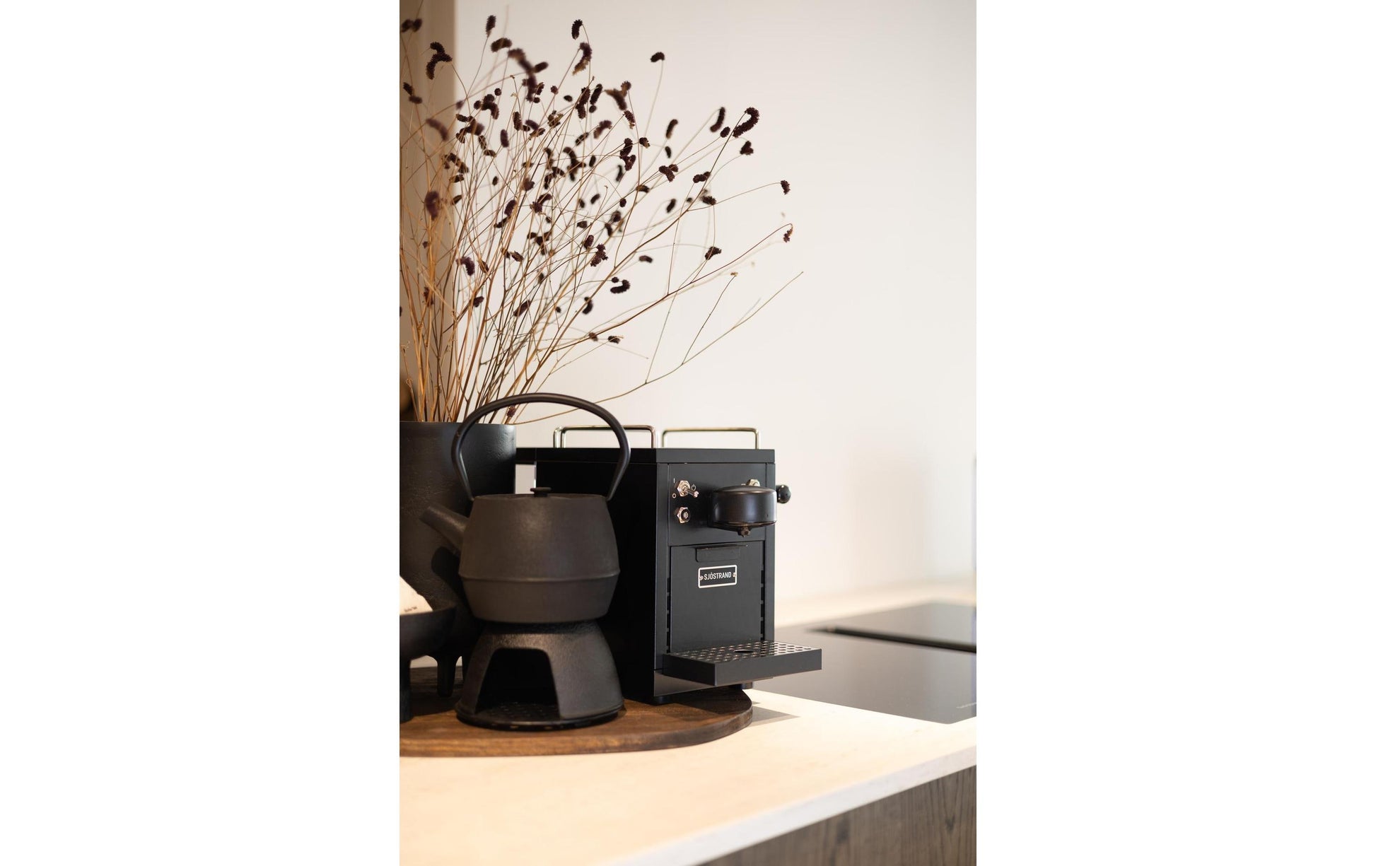 Sjöstrand M1-BL-CH-A Kapselmaschine – für Nespresso, 1,2 l, schwarz