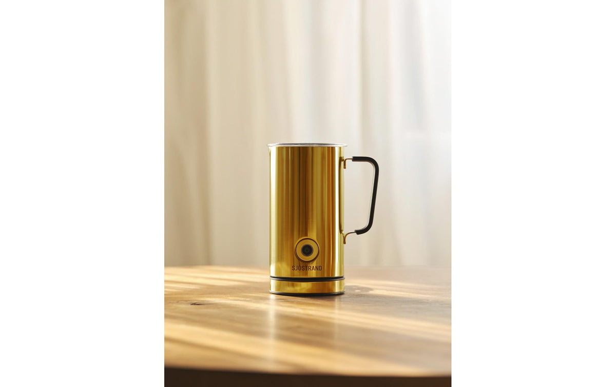 Sjöstrand Milchaufschäumer F1-BR-CH-A – 300 ml – kupfer/edelstahl