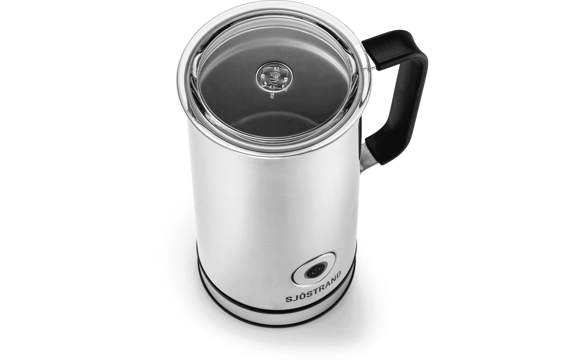 Sjöstrand Milchaufschäumer F1-ST-CH-A – 300 ml, 650 W, Milcherwärmung – Silber/Edelstahl