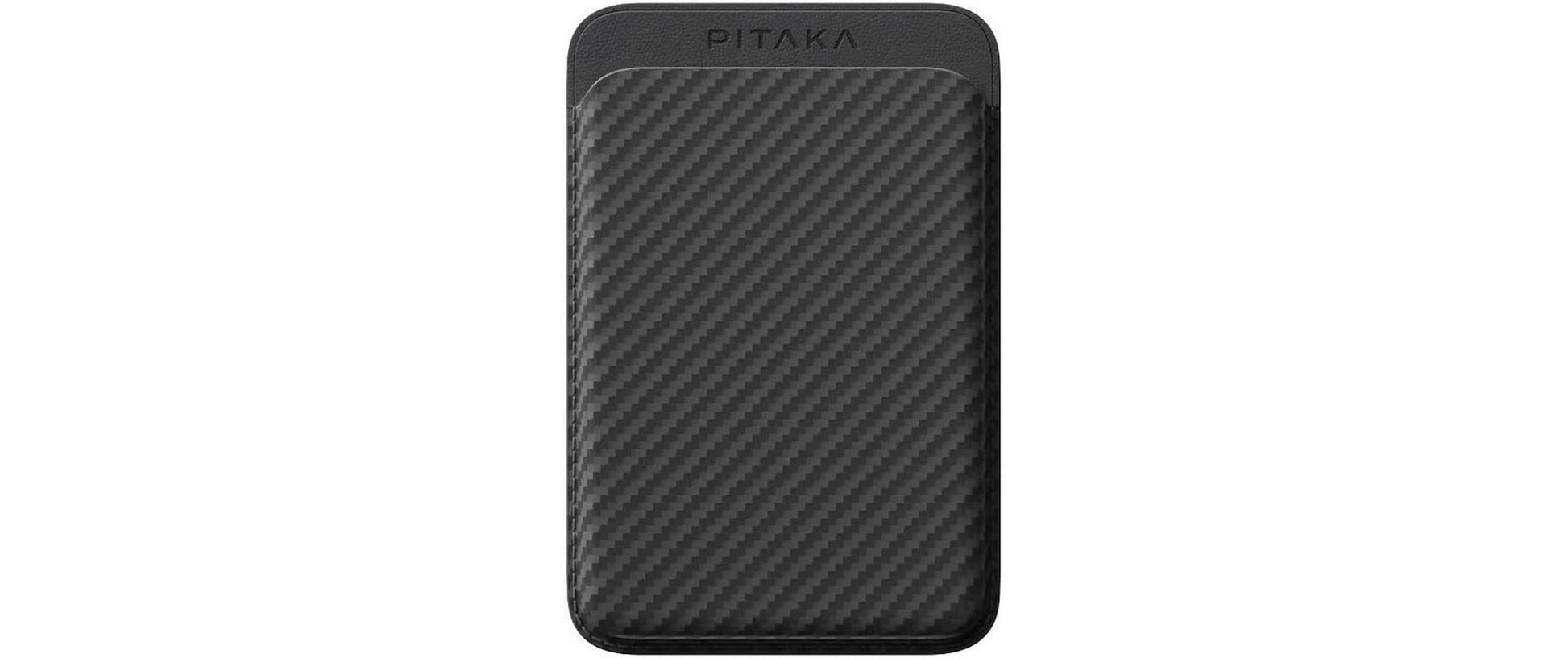 Pitaka MagSafe – Kartenhalter – für iPhone (MagSafe) und Smartphones mit MagSafe-Hülle – Schwarz