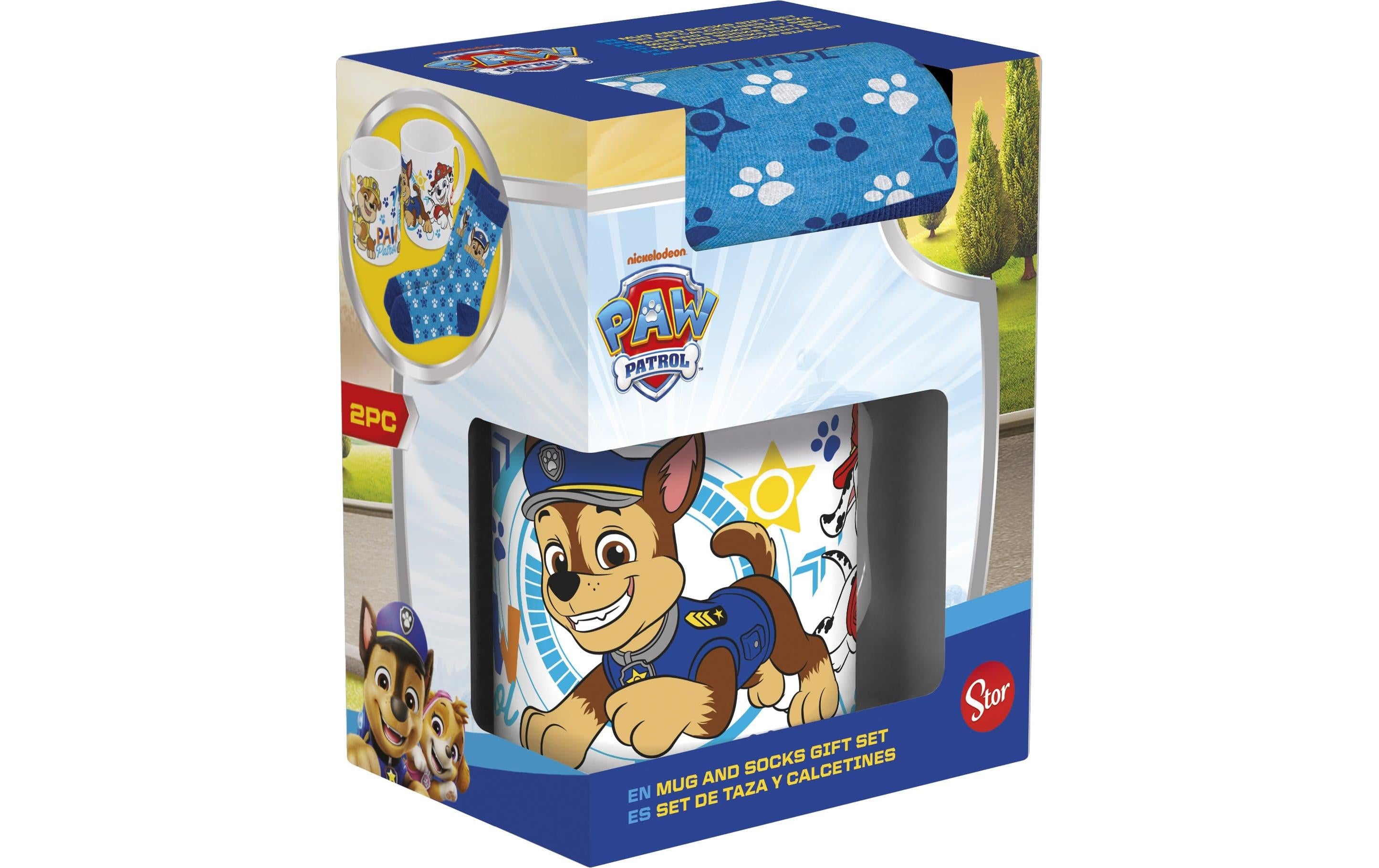 Stor Universaltasse – 2-teiliges Set, 325 ml, Ø 8,0 cm, H 9,5 cm, Keramik, Blau/Weiss, spülmaschinenfest