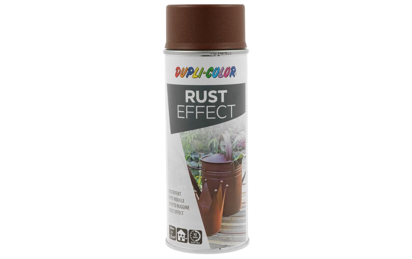 Dupli-color Farbspray Rosteffekt – Braun, seidenmatt, wetterfest – 400 ml – für Glas, Holz, Metall