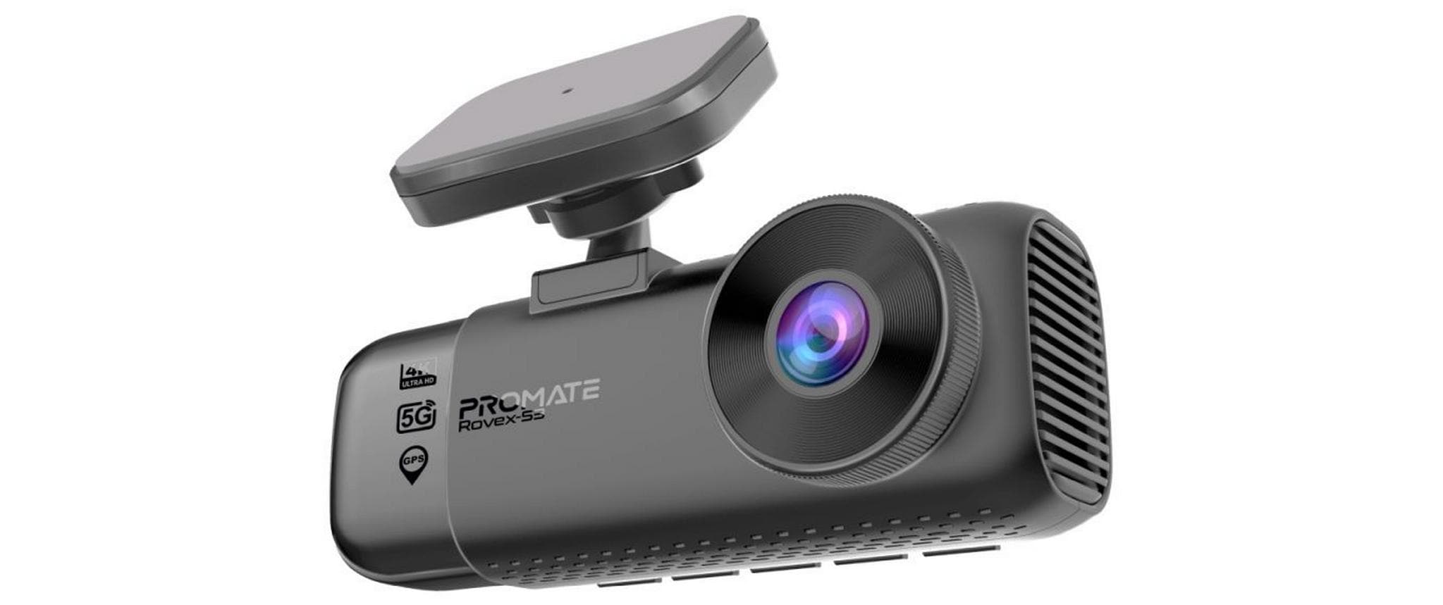 Promate Rovex-S3 – Dashcam, 4K, GPS, WLAN, Rückfahrkamera