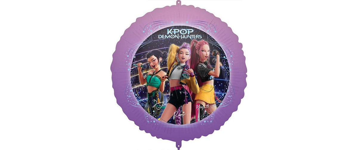 We fiesta party Fiesta Folienballon K-Pop Demon – Violett – 45 cm – Folie – 1 Stk