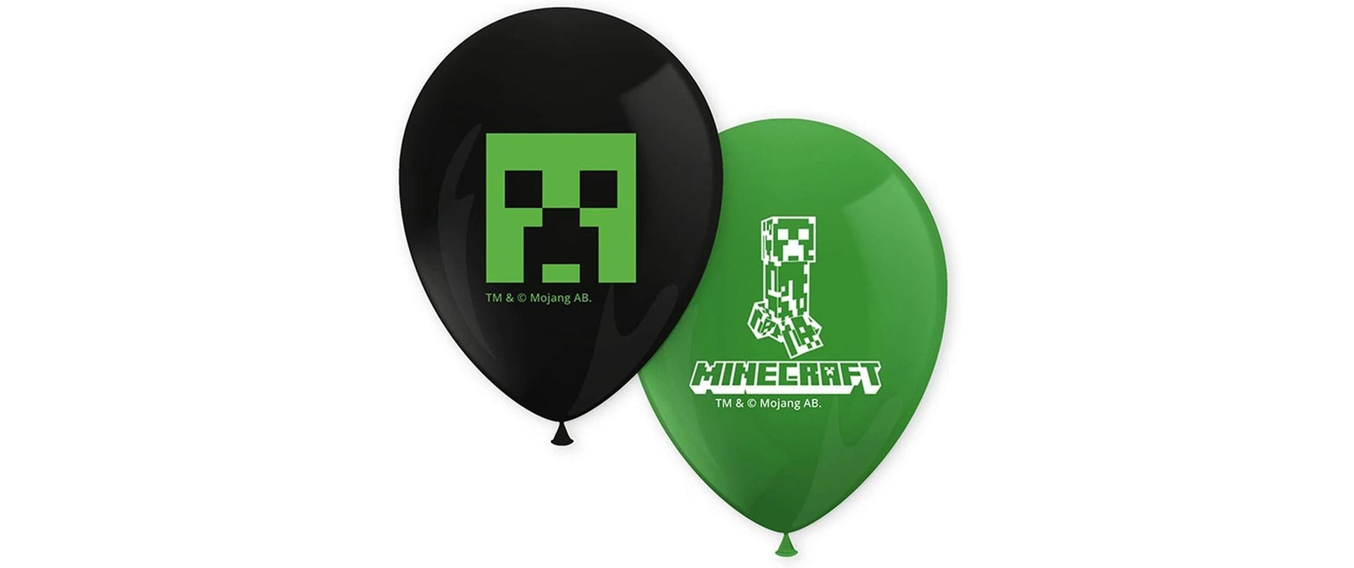 We fiesta party Fiesta Luftballons Minecraft – mehrfarbig – Ø 30 cm – Latex – 8 Stk