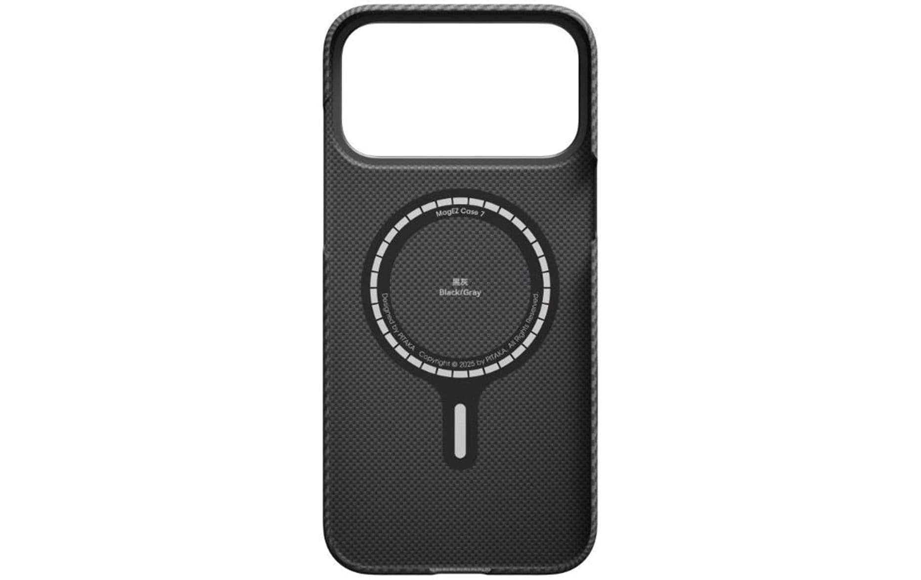 Pitaka Aramid Case Ultra-Slim – Backcover – für Apple iPhone 17 Pro Max – MagSafe, Aramid, Schwarz