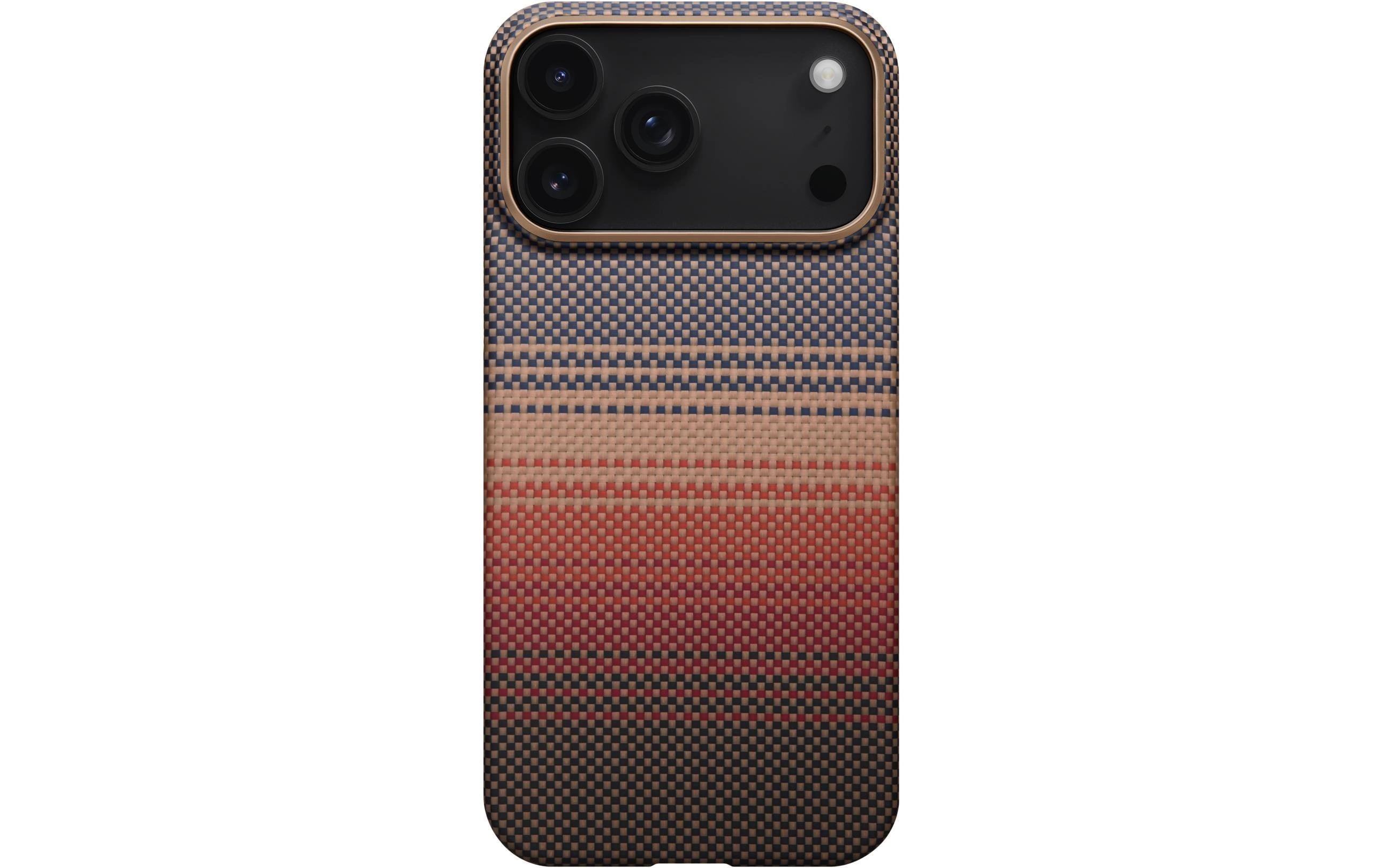 Pitaka Ultra-Slim Backcover – für Apple iPhone 17 Pro Max, MagSafe, Aramid+Textil, Sunset