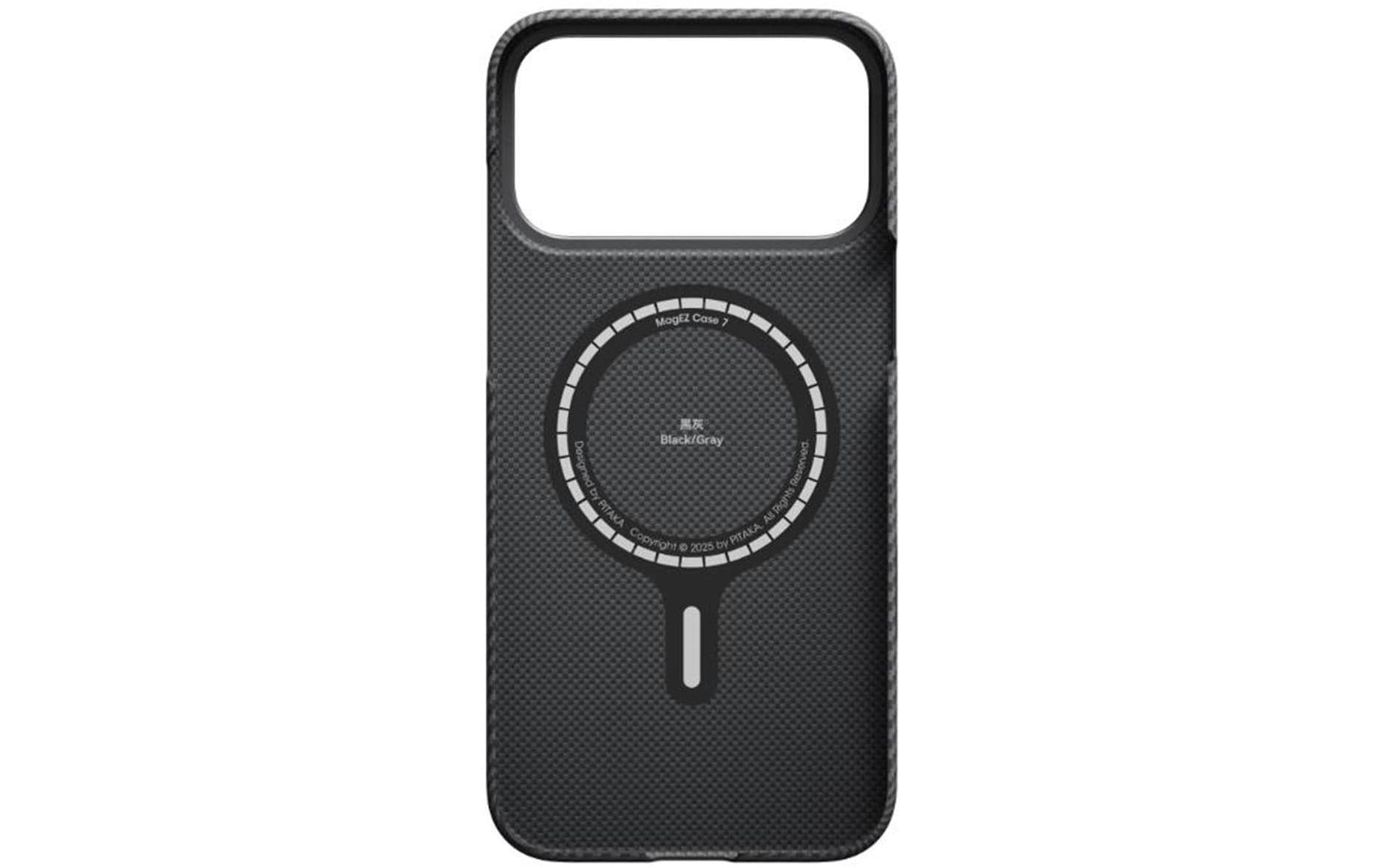 Pitaka Aramid Case Ultra-Slim – Backcover – für Apple iPhone 17 Pro – MagSafe, Aramid, Schwarz