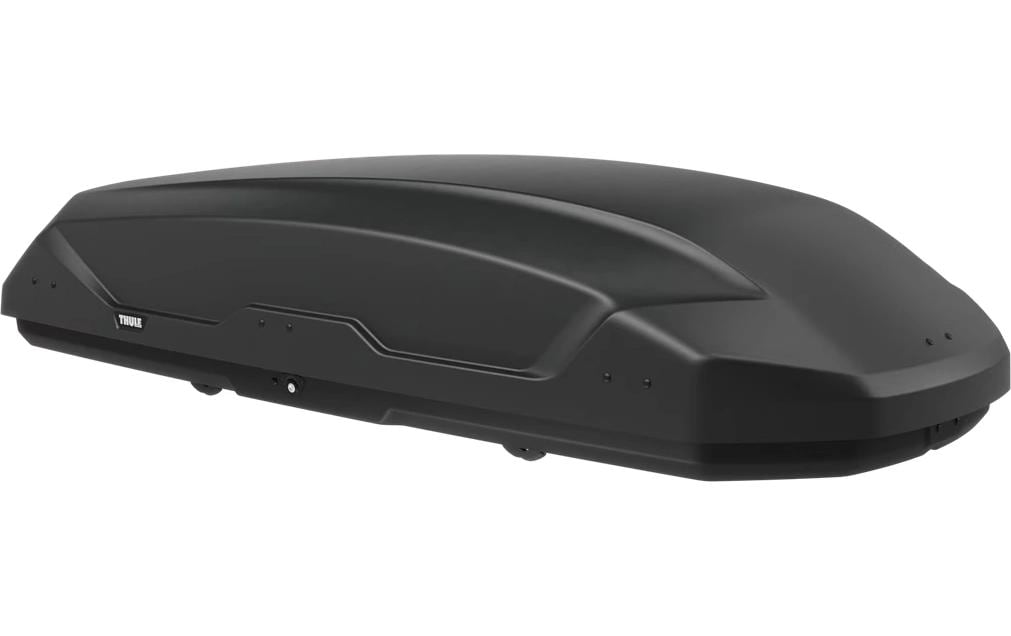 Thule Pulse 2 L – Dachbox, 450 l, Schloss, Schwarz matt, 84 × 39 × 194 cm