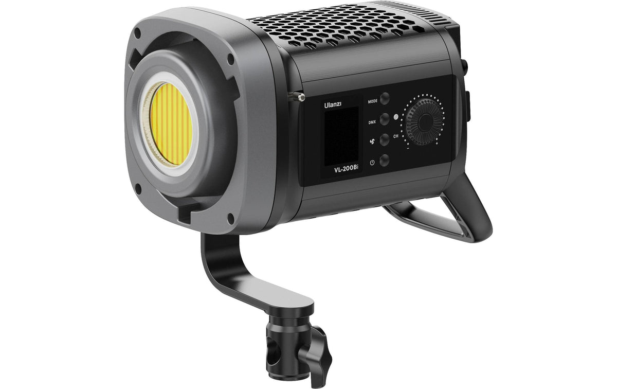 Ulanzi VL200Bi COB-Videolicht – 200 W, 2700–6500 K, 48300 Lux, V-Mount, RGB, App