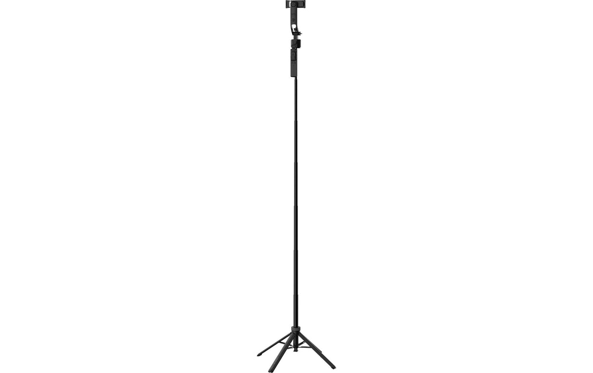 Ulanzi Selfie-Stick-Stativ, Auto-Tracking, ausziehbar bis 163 cm – für Smartphone – Schwarz