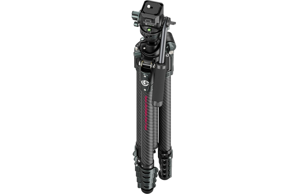 Ulanzi JJ06 Stativ – Kugelkopf, Traglast 5 kg, bis 187 cm, 1/4" Gewinde – Schwarz