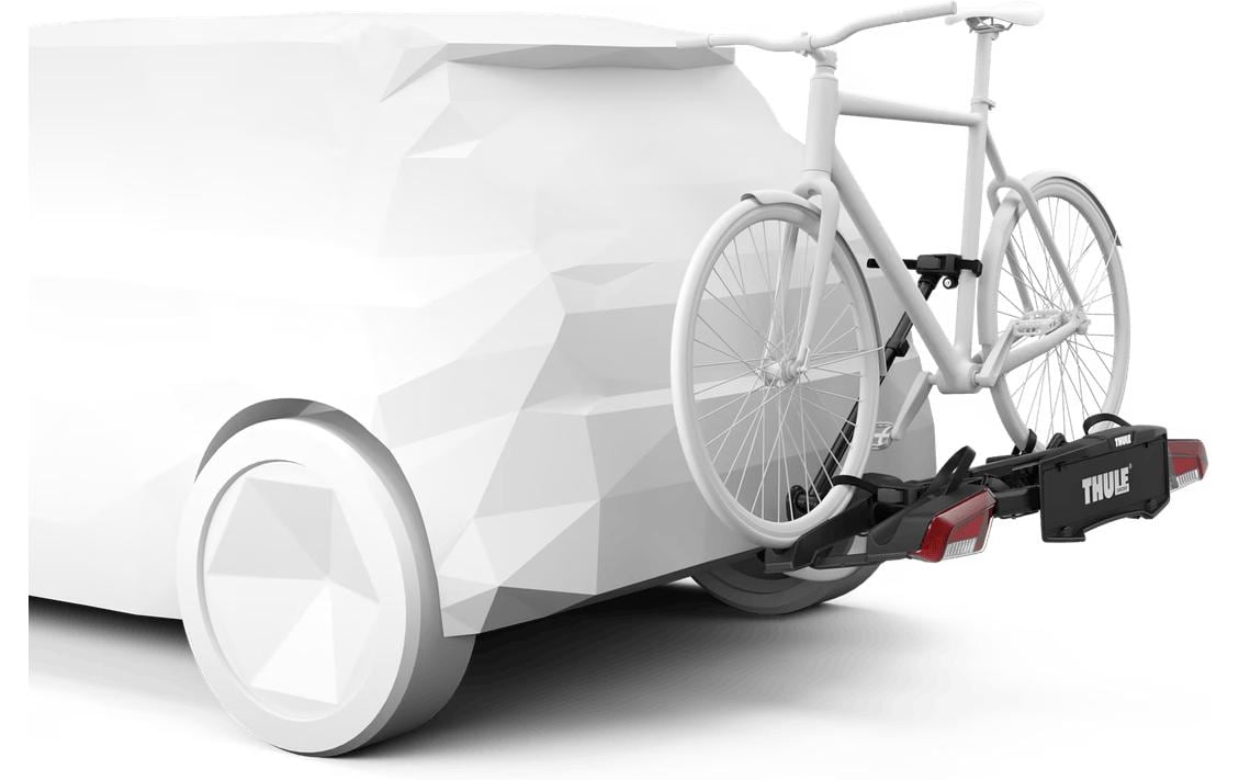 Thule Fahrradträger – für Anhängerkupplung, 2 Fahrräder, max. Tragkraft 50 kg – schwarz