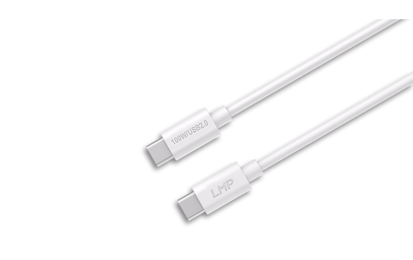LMP – USB-C auf USB-C Kabel – USB 2.0 (480 Mbit/s) – 3 m – PD 100 W – für iPhone, iPad, MacBook Air/Pro