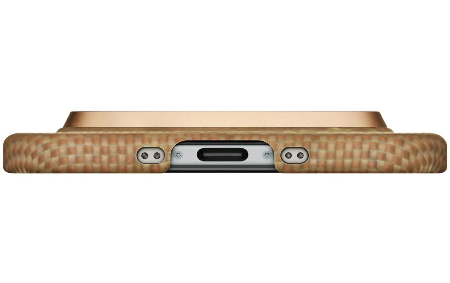 Pitaka Aramid Case Ultra-Slim Backcover – für Apple iPhone 17, MagSafe, Aramid, Gold