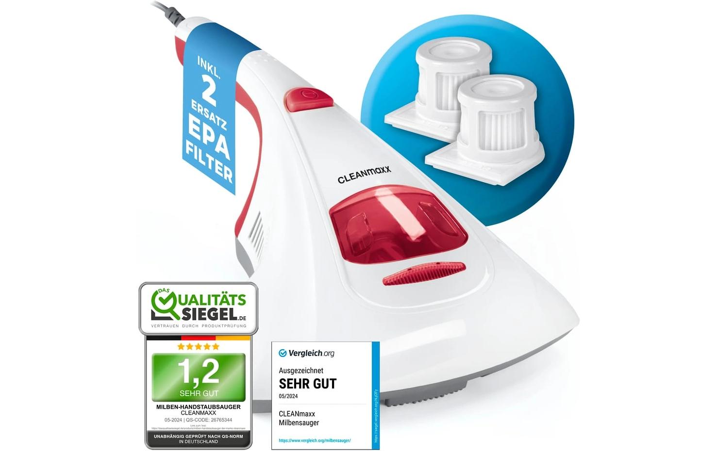 Cleanmaxx Waschsauger Matratzenreiniger – 300 W, 0,25/0,25 l