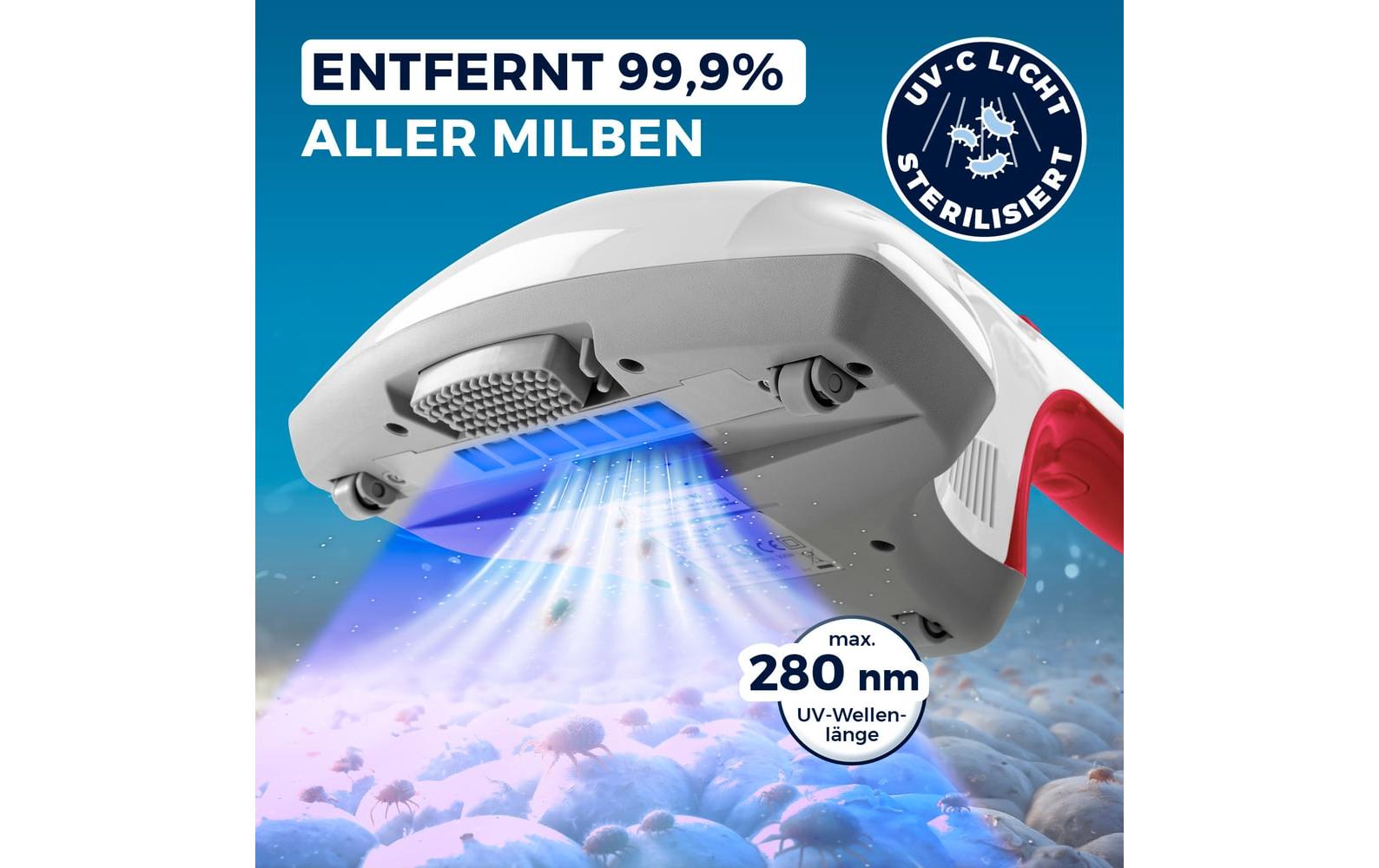 Cleanmaxx Waschsauger Matratzenreiniger – 300 W, 0,25/0,25 l