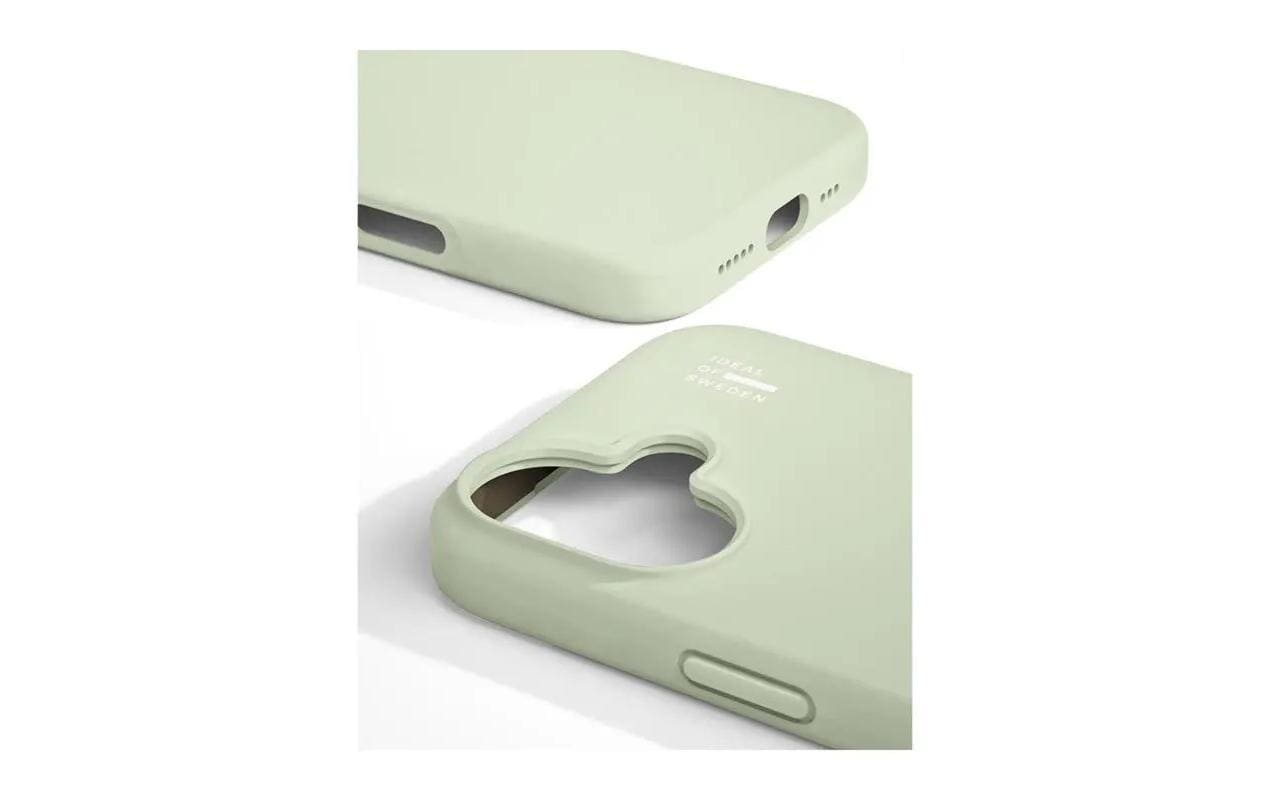 iDeal of Sweden IDOS Silikonhülle – Rückcover – für Apple iPhone 17 – MagSafe, Silikon, Salbeigrün