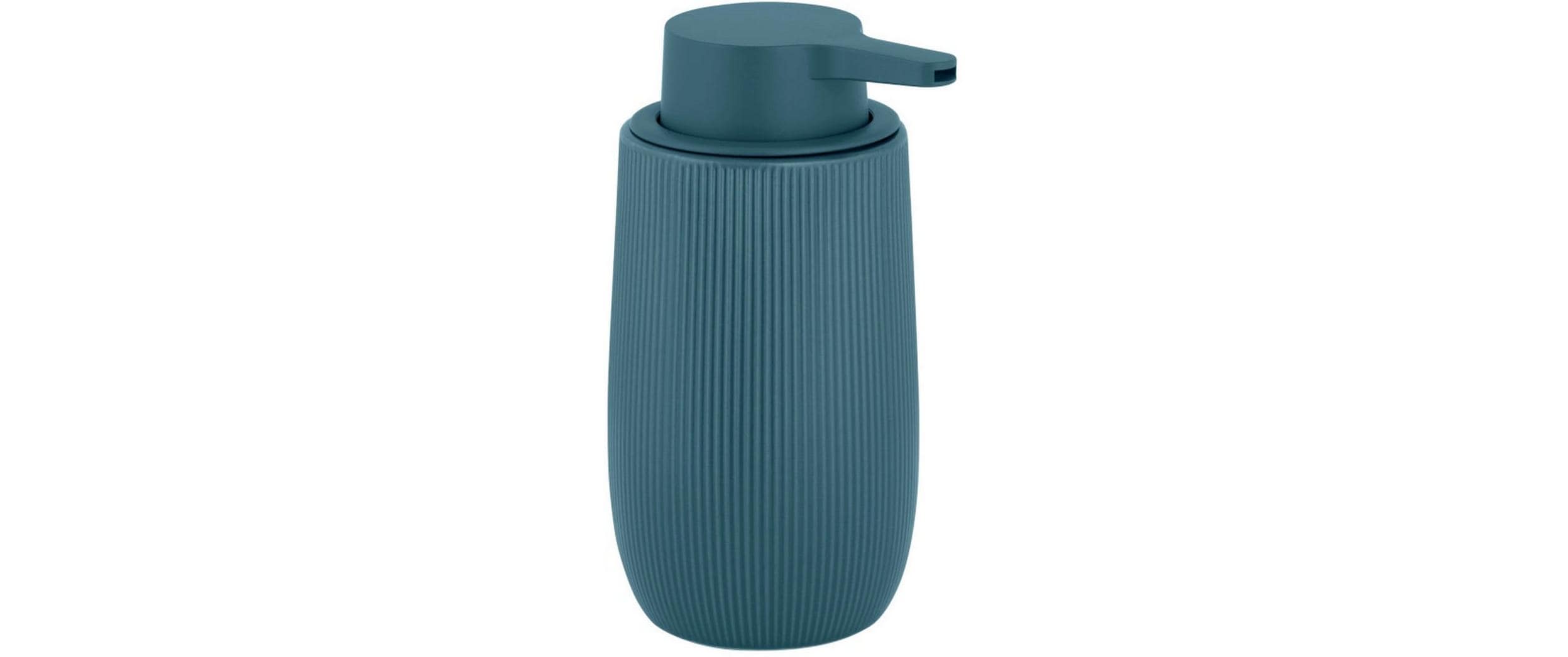 Wenko Fablo Seifenspender – Keramik, Petrol, 300 ml