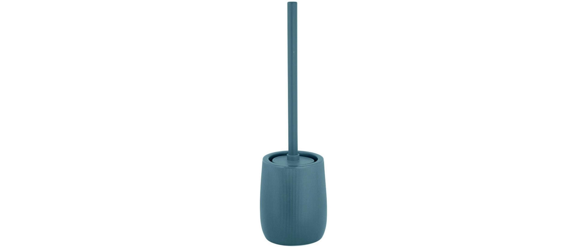 Wenko Fablo – WC-Bürstenset – Keramik, Petrol, H 39,5 cm, Ø 12 cm