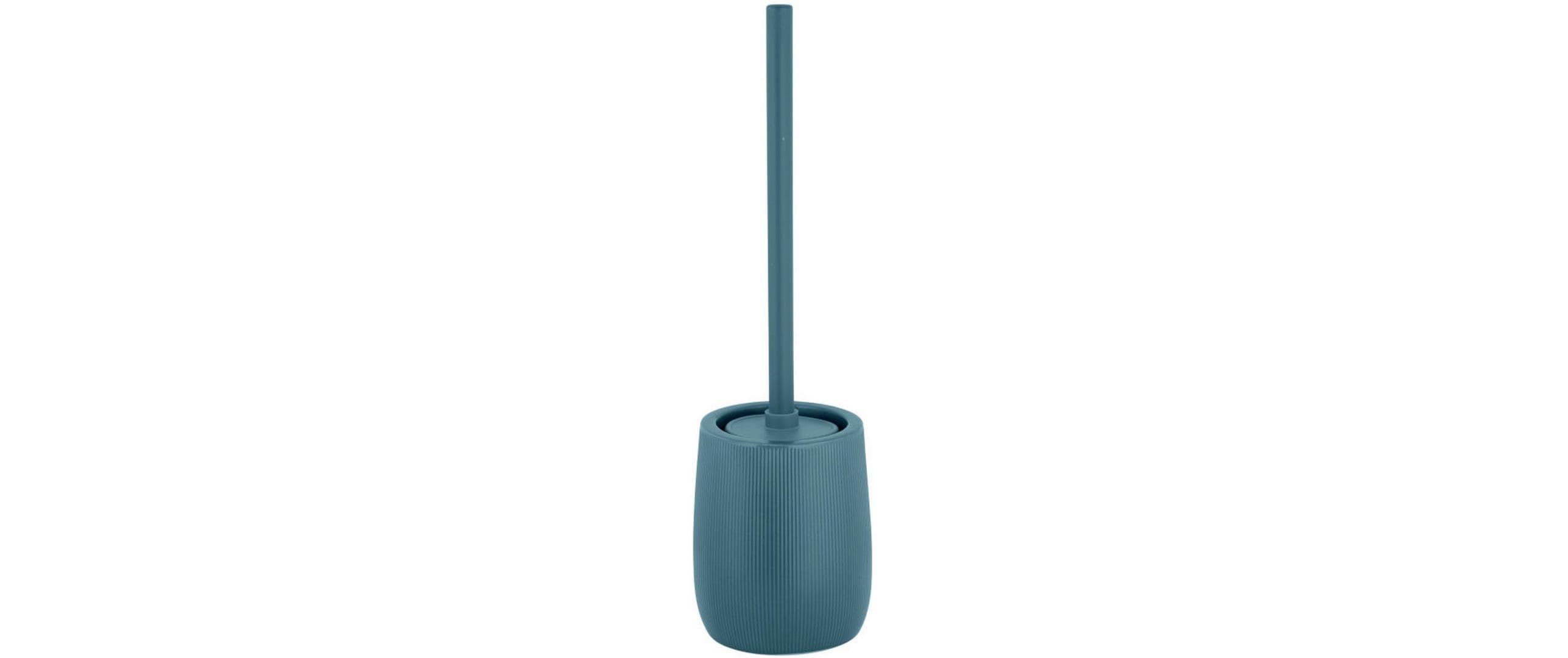 Wenko Fablo – WC-Bürstenset – Keramik, Petrol, H 39,5 cm, Ø 12 cm