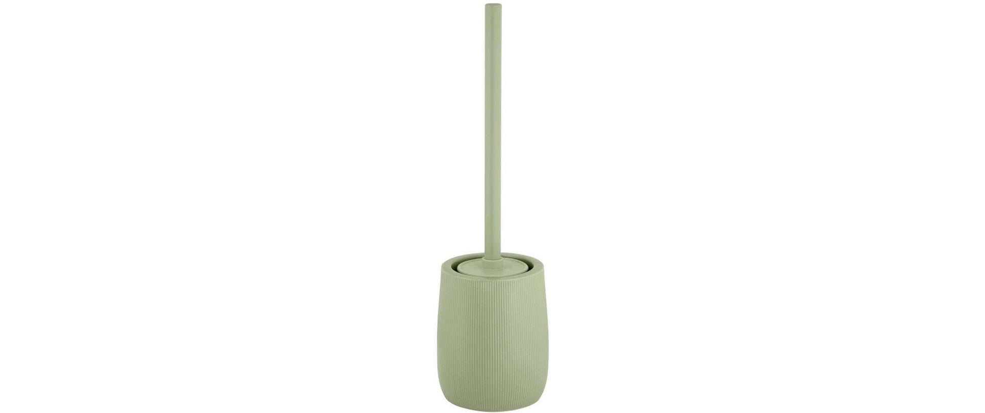 Wenko Fablo – WC-Bürstenset – Keramik, Grün, H 39,5 cm, Ø 12 cm