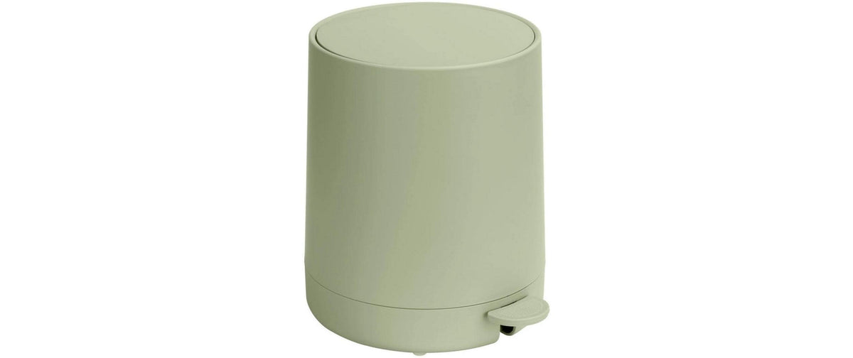 Wenko Kosmetikeimer Fablo – 5 l – Keramik, rund – grün