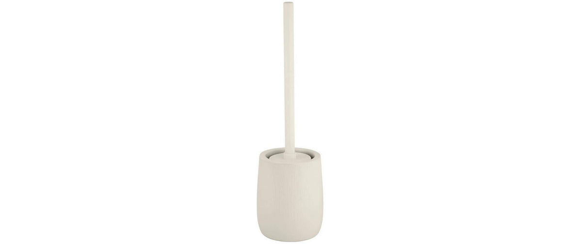 Wenko Fablo – WC-Bürstenset – Keramik, Weiss, H 39,5 cm, Ø 12 cm