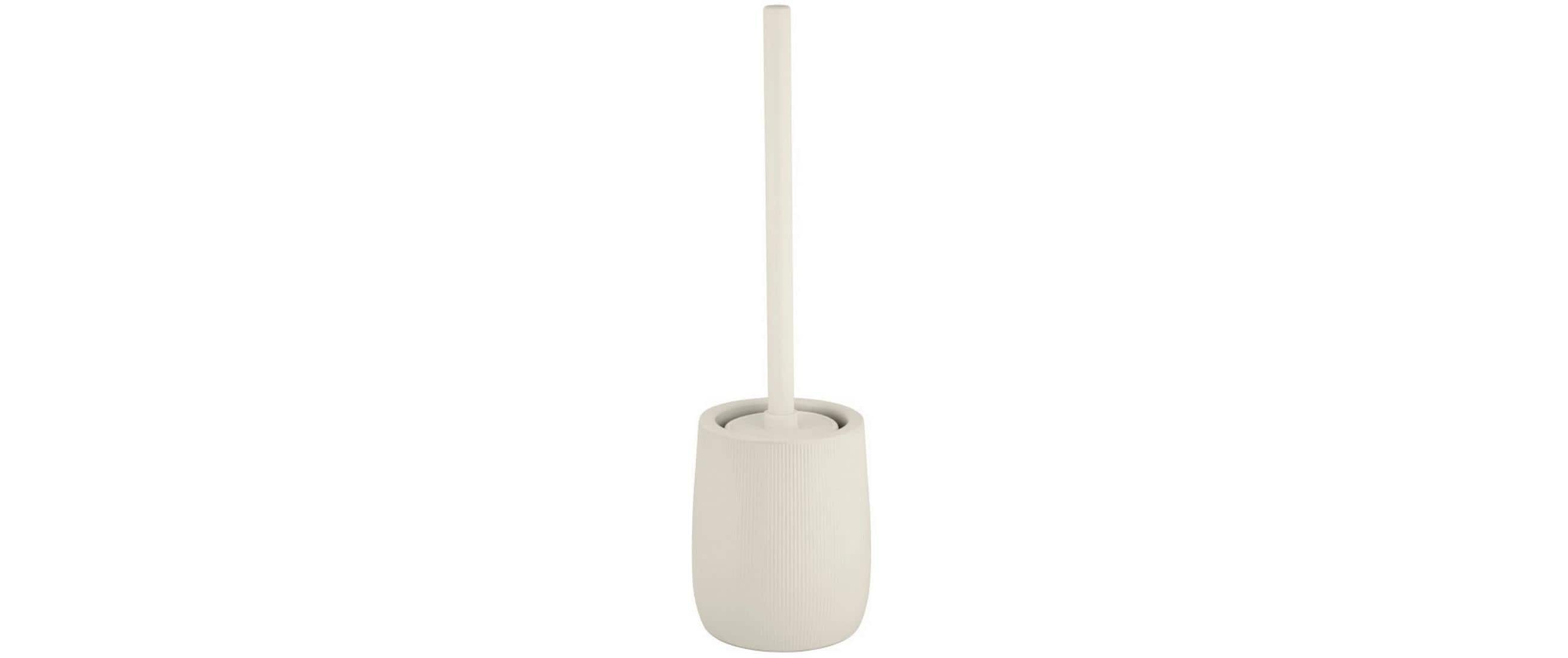 Wenko Fablo – WC-Bürstenset – Keramik, Weiss, H 39,5 cm, Ø 12 cm