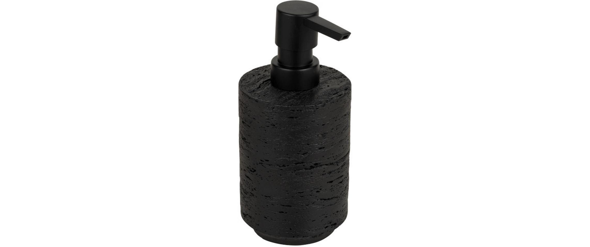 Wenko Seifenspender – Polyresin, Anthrazit, 350 ml