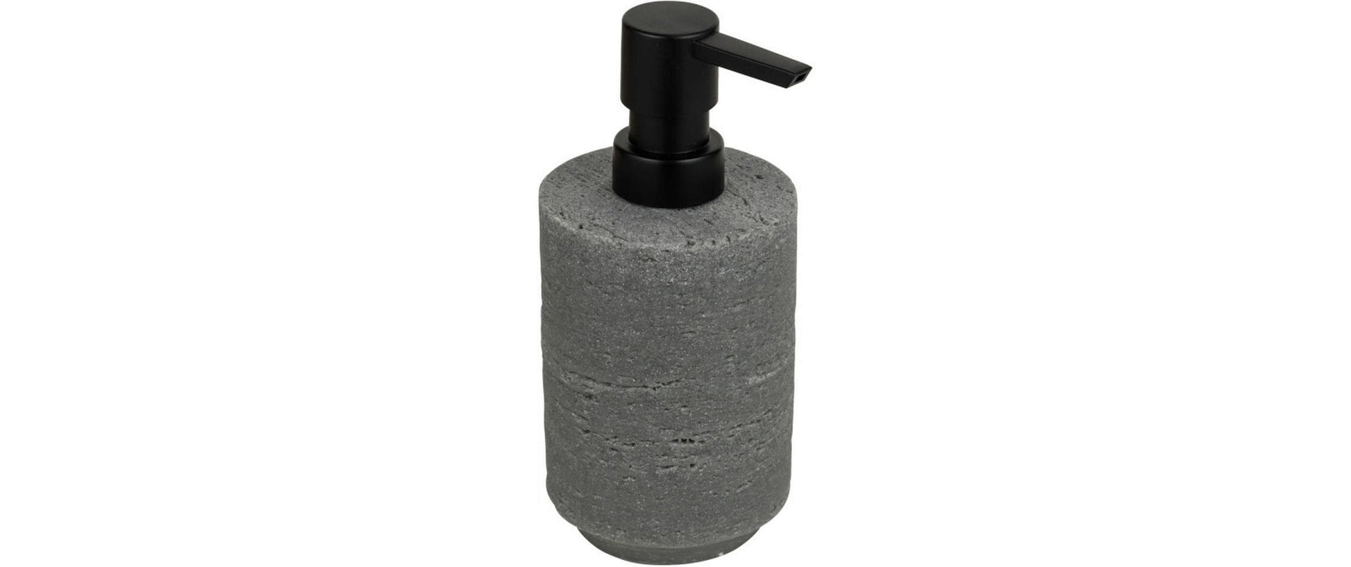 Wenko Denia Seifenspender – Polyresin, Grau, 350 ml