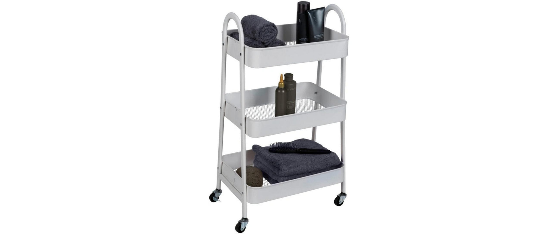 Wenko Torriana Garderobenständer – Metall – Weiss – 790 mm