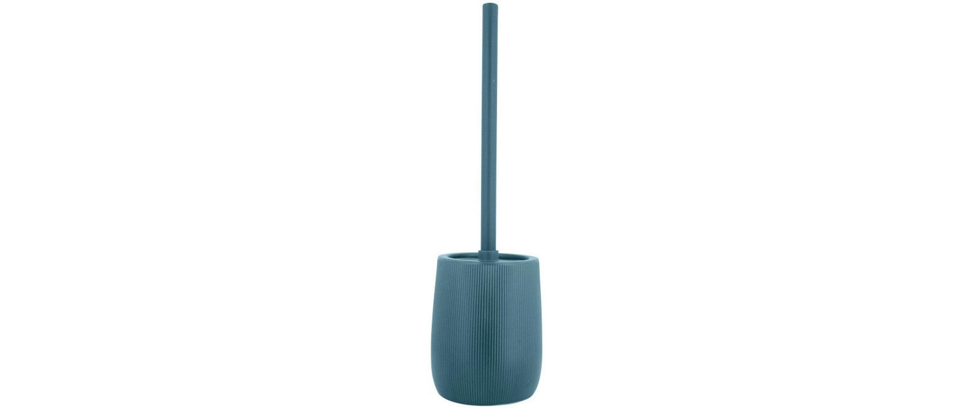 Wenko Fablo – WC-Bürstenset – Keramik, Petrol, H 39,5 cm, Ø 12 cm