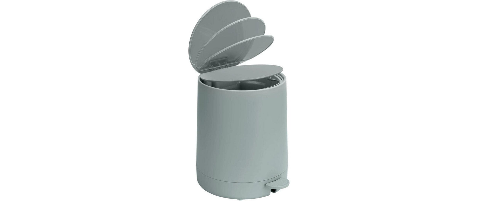 Wenko Kosmetikeimer Fablo – 5 l – Keramik, rund – blau