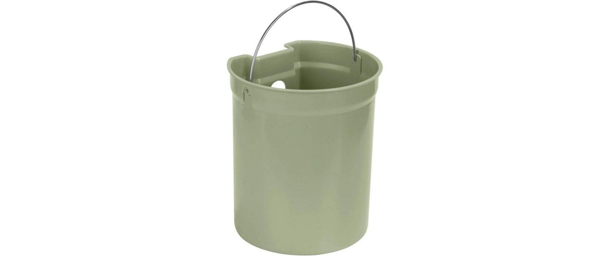 Wenko Kosmetikeimer Fablo – 5 l – Keramik, rund – grün
