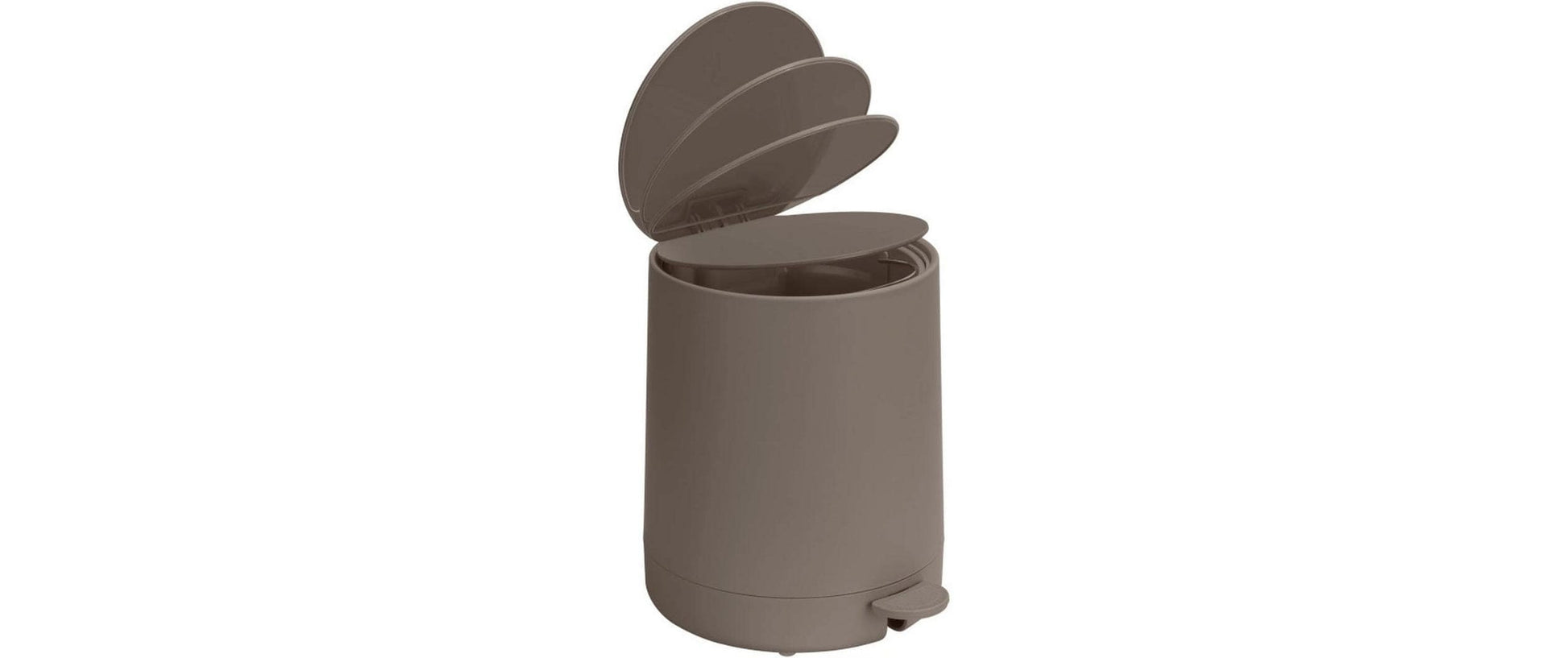 Wenko Kosmetikeimer Fablo – 5 l – Keramik, rund – Taupe