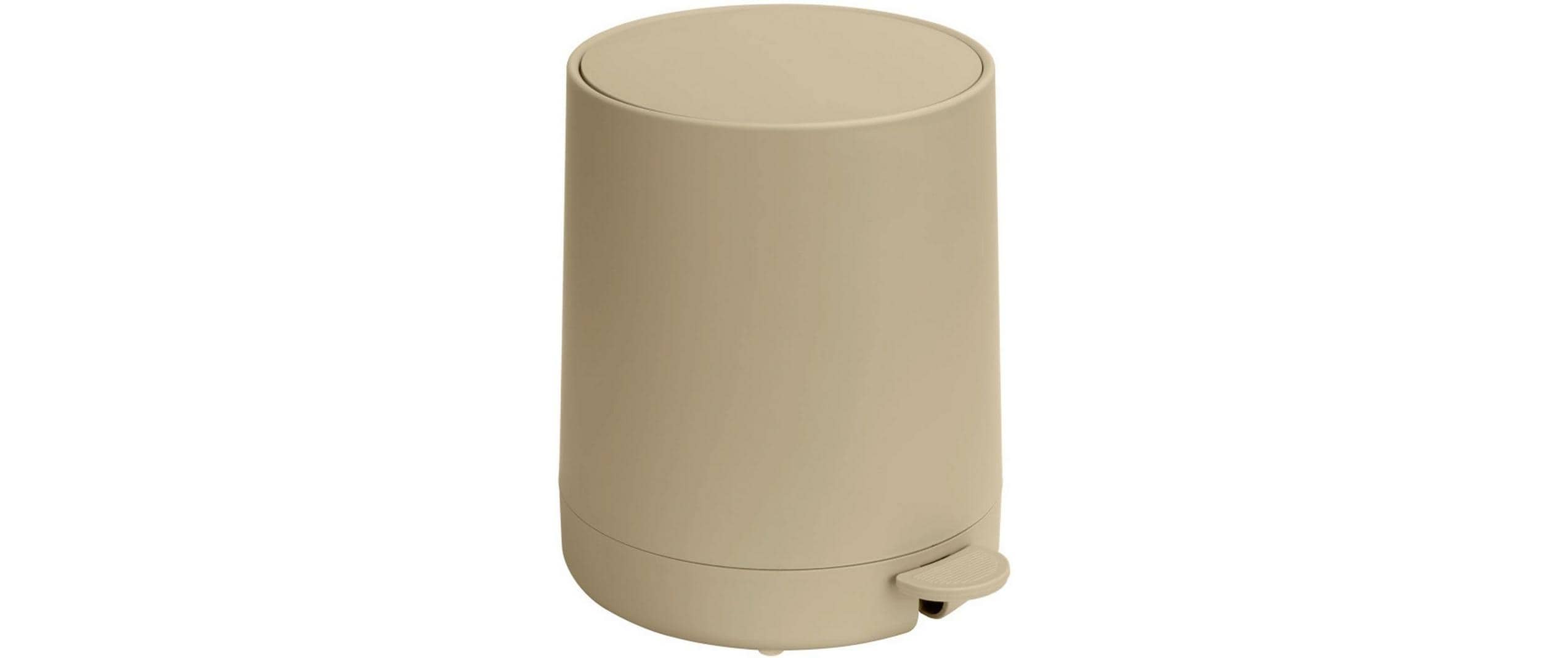 Wenko Kosmetikeimer Fablo – 5 l – Keramik, rund – beige