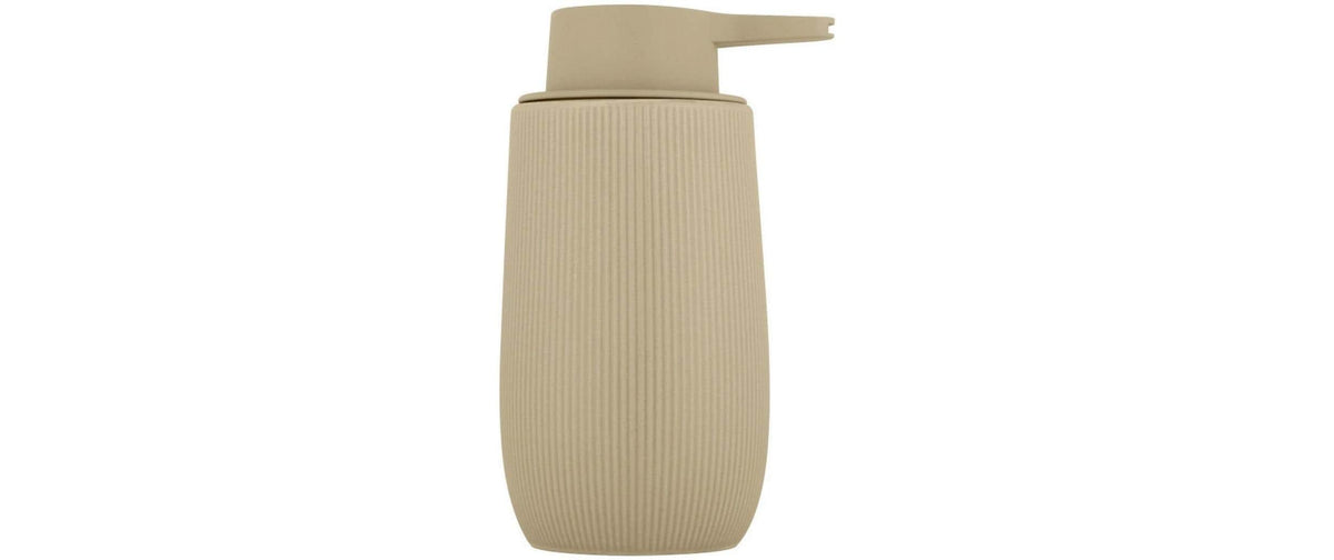 Wenko Fablo Seifenspender – Keramik, Beige, 300 ml