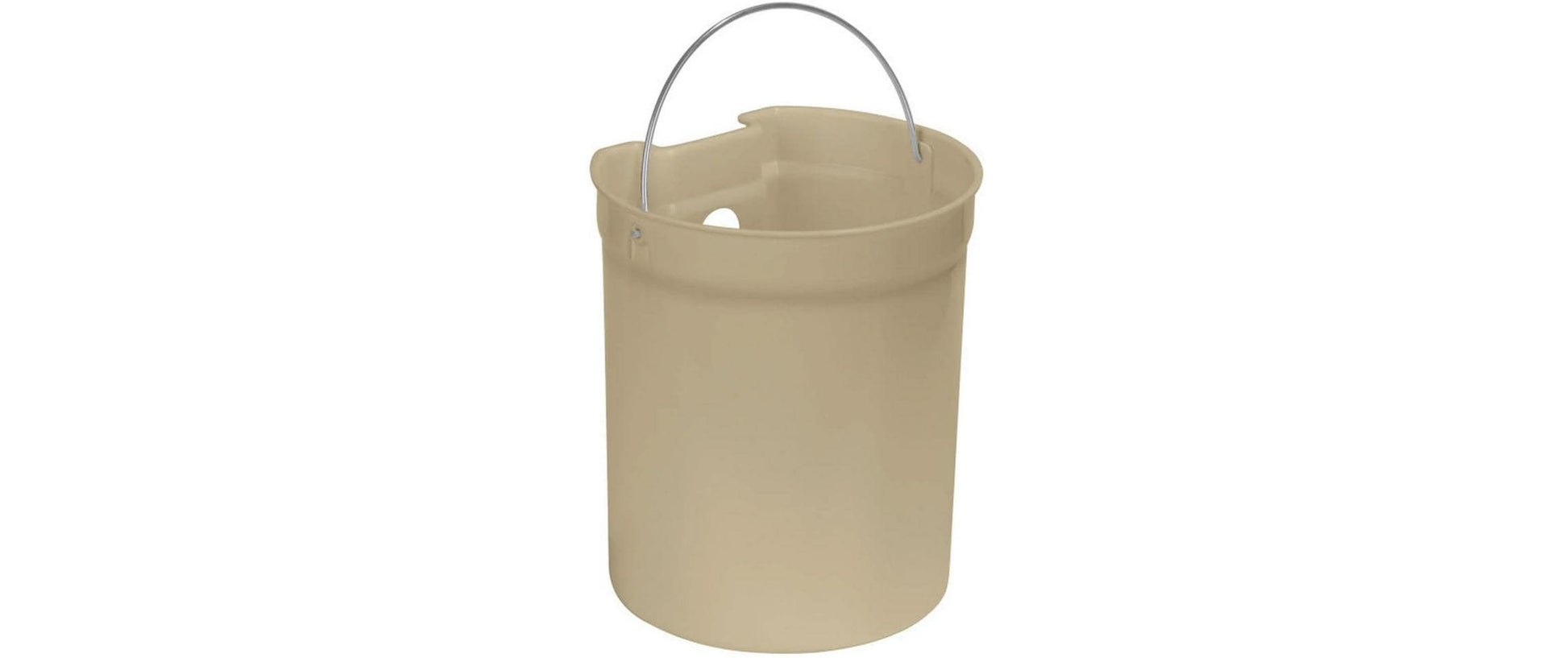 Wenko Kosmetikeimer Fablo – 5 l – Keramik, rund – beige